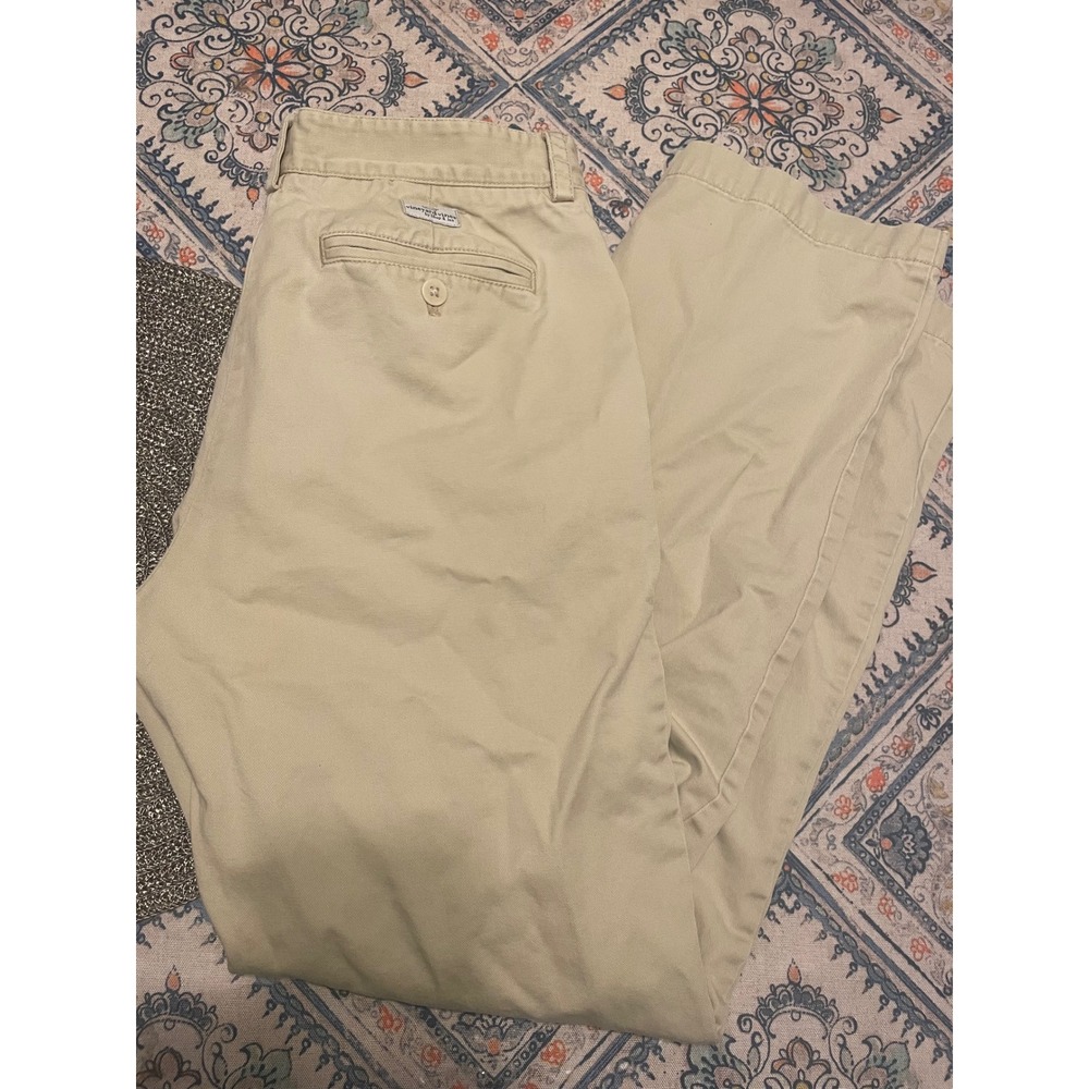Vineyard Vines Mens Breaker Pants Khaki Tan Cotton Twill Chinos 30x32